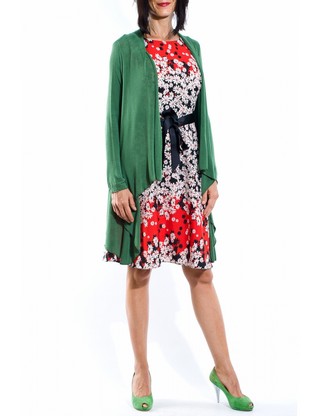Cardigan in colturi Verde