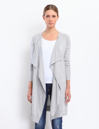 Cardigan lung - Gri