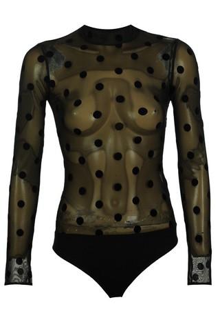 BODY BERSHKA LADUNE BLACK