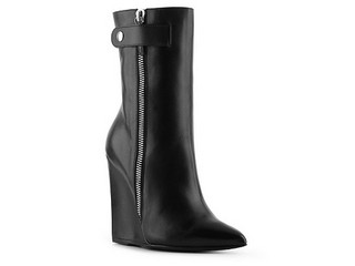 Botine Giuseppe Zanotti Leather Zipper Wedge