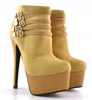 Botine Matex Camel