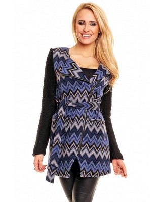 Jacheta Blue Zig Zag