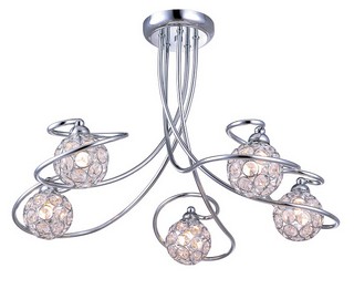 Lampa Interior Metal si Sticla Cristal Koty Design