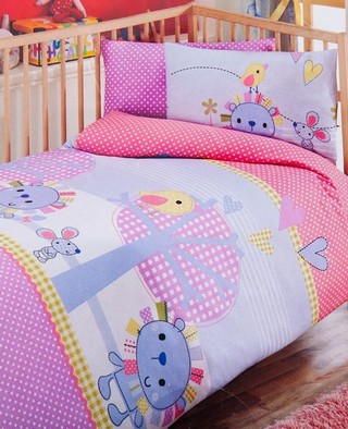 Lenjerie de pat pentru copii Double Forest of Cuteness