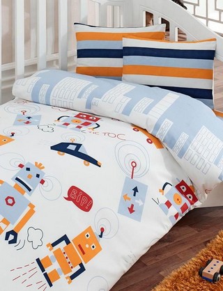 Lenjerie de pat pentru copii Double Space Age