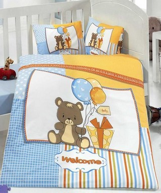 Lenjerie de pat pentru copii Double Sweet Bear