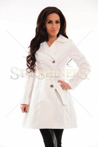 Trench LaDonna Stately Fashion White
