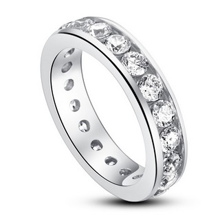 Inel Eternity White