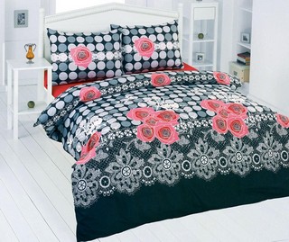 Lenjerie de pat Double Ranforce Roses