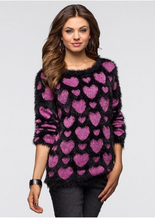 Pulover cu inimioare