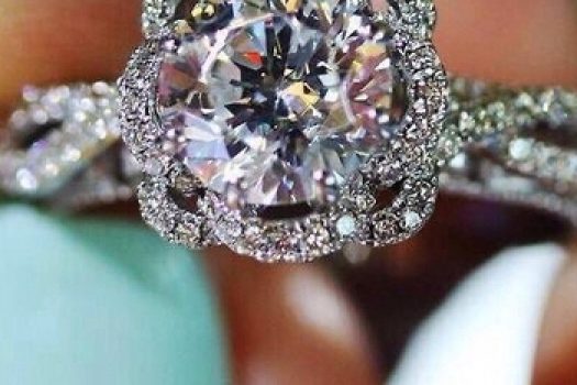 Inele de logodna din argint cu pietre Swarovski, modele ieftine 2025!