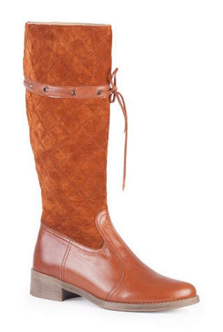 CIZME CAMEL DIN PIELE NATURALA C706