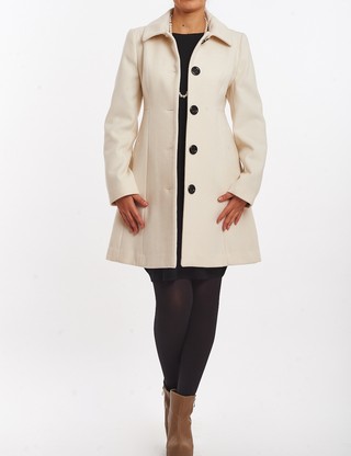 Palton scurt Off White