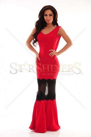 Rochie LaDonna Middle Tornade Red