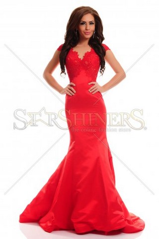 Rochie Sherri Hill 32029 Red