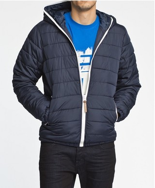 Geaca Solid bleumarin