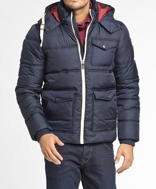Geaca Tom Tailor bleumarin cu gluga