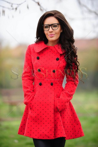 Palton LaDonna Deep Side Red