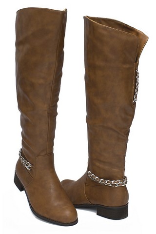 Cizme dama de iarna camel Vanessa