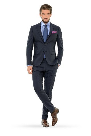 Costum fit sforza bleumarin uni