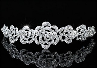 Luxury Rose Tiara