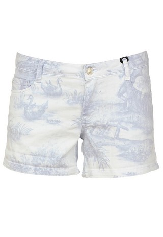 PANTALONI SCURTI ZARA BASIC WHITE