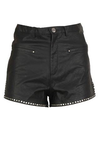 PANTALONI SCURTI ZARA FAHNE BLACK