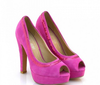 PANTOFI DAMA FUCHSIA PIELE ECO