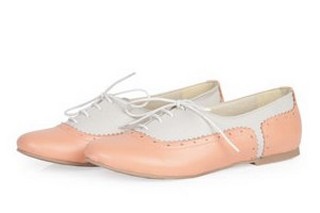 PANTOFI OXFORD CU SIRET DIN PIELE NATURALA
