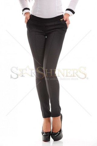 Pantaloni Fofy Special Note Black