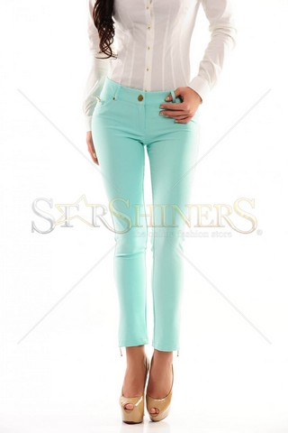 Pantaloni PrettyGirl Simple One Turquoise
