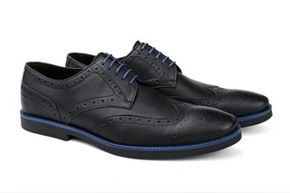 Pantofi bleumarin piele naturala