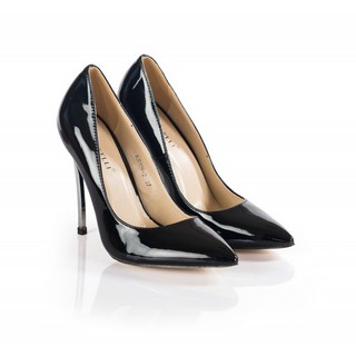 Pantofi dama negri cu toc Calesse