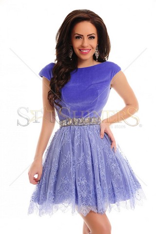 Rochie Sherri Hill 21206 Lila