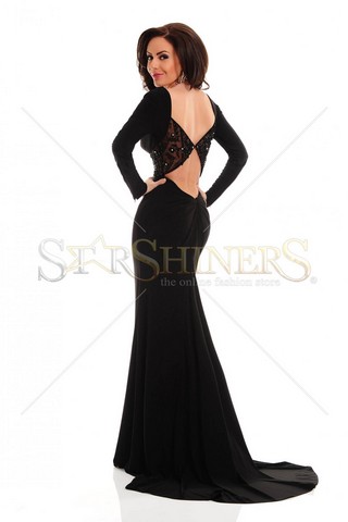Rochie Sherri Hill 32121 Black