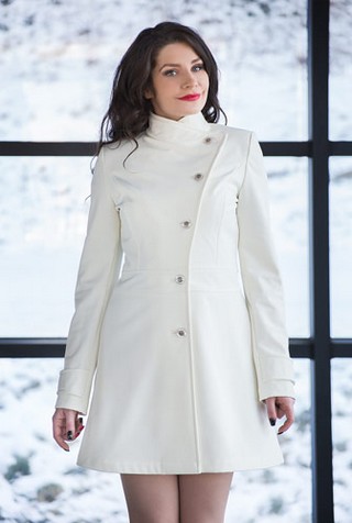 TRENCH IVOIRE DIN SOFT-SHELL ANIELA