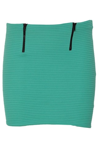 FUSTA BERSHKA GATLES BLUE