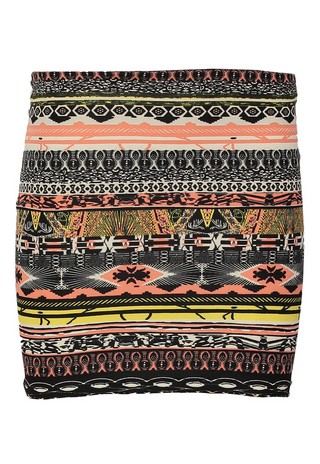 FUSTA BERSHKA GATLES COLORS