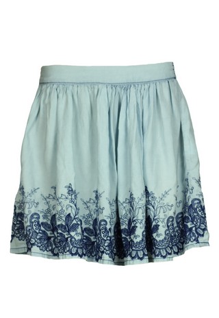 FUSTA BERSHKA KIDDO LIGHT BLUE