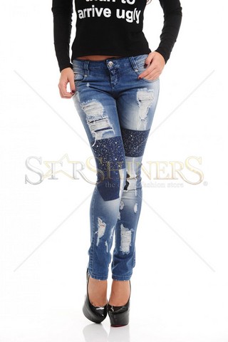 Jeans Mexton Cherished Stars Blue