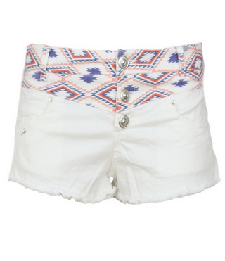 PANTALONI SCURTI BERSHKA SIMETTE WHITE