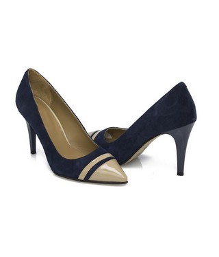 Pantofi dama eleganti albastri Rene