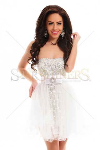 Rochie Sherri Hill 2308 White