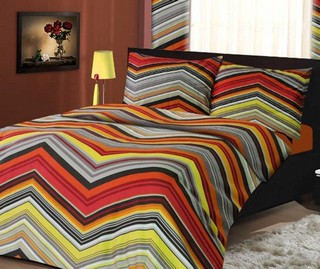 Set de pat Double Satin Gael Red