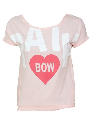 TRICOU BERSHKA UNIA PINK