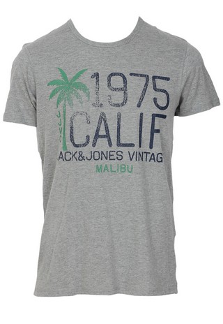 TRICOU JACK AND JONES COLLECTION GREY