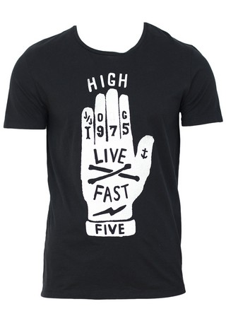 TRICOU JACK AND JONES JAIMER BLACK