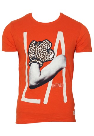 TRICOU JACK AND JONES MURN ORANGE
