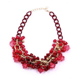 Colier cu zale rosii MISCHA