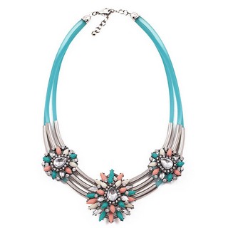 Colier statement bleu MISCHA